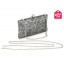 GREGORY LADNER – TINY SEQUIN CLUTCH-CHARCOAL