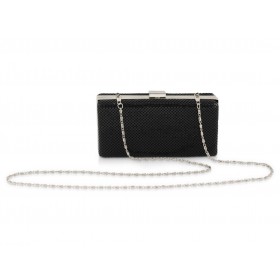 GREGORY LADNER – GLOMESH RECTANGLE CLUTCH-BLACK