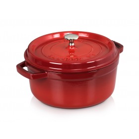 Staub Round Casserole - Cherry