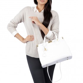 Massimiliano Incas - Ostrich White Bag