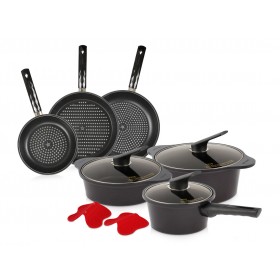 Happy Call 10 pcs Diamond Set Cookware
