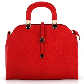 ماسيميليانو إنكاس - حقيبة كروكو باللون الأحمر