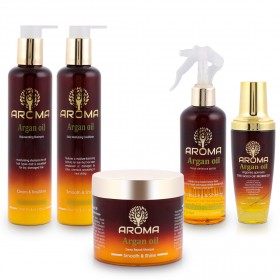 مجموعة أروما أرجان الكاملة للعناية بالشعر