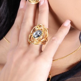 Faybijoux - El Dorado Doodled Ring 