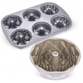 Nordic - Jubilee & Blossom Bundt Pan Set