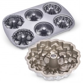 Nordic - Blossom & Garland Bundt Pan Set