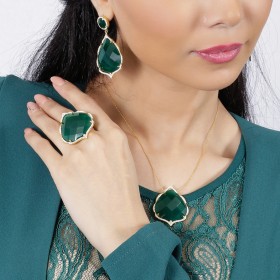 طقم الزمرد من باهار