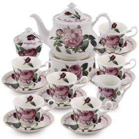 روي كيركهام – طقم الشاي بنقشة فرساي الذهبية – 10 قطع