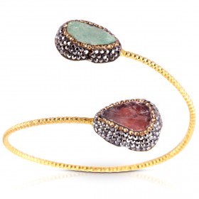 سوار الكوارتز الوردي من غوزل