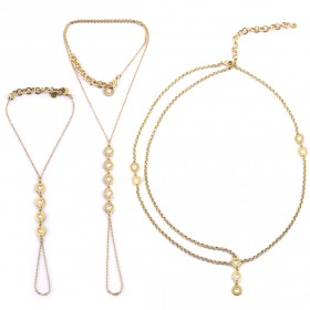 لينا زيتوني – طقم كريستال سواروفسكي