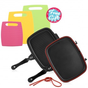 ريلانس – مقلاة ثنائية الوجه مع هدية