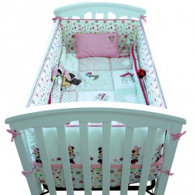 طقم أغطية الأطفال من ديزني – اللون الوردي