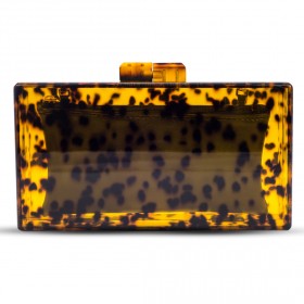 أميشي - حقيبة السهرة بنقشة السلحفاة