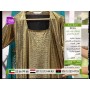 Xela - Cote Azur Black & Gold Kaftan 2 in 1