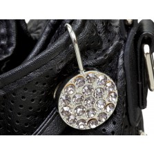 Bag & Key Crystal Hanger Silver